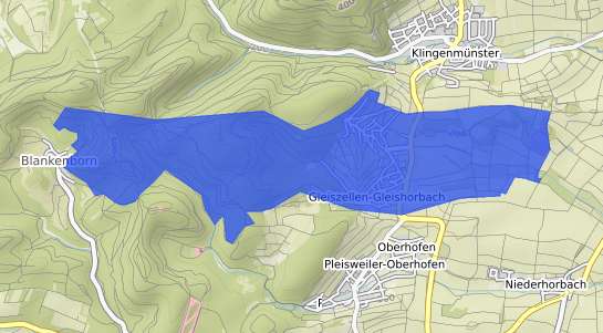 Bodenrichtwertkarte Gleiszellen Gleishorbach